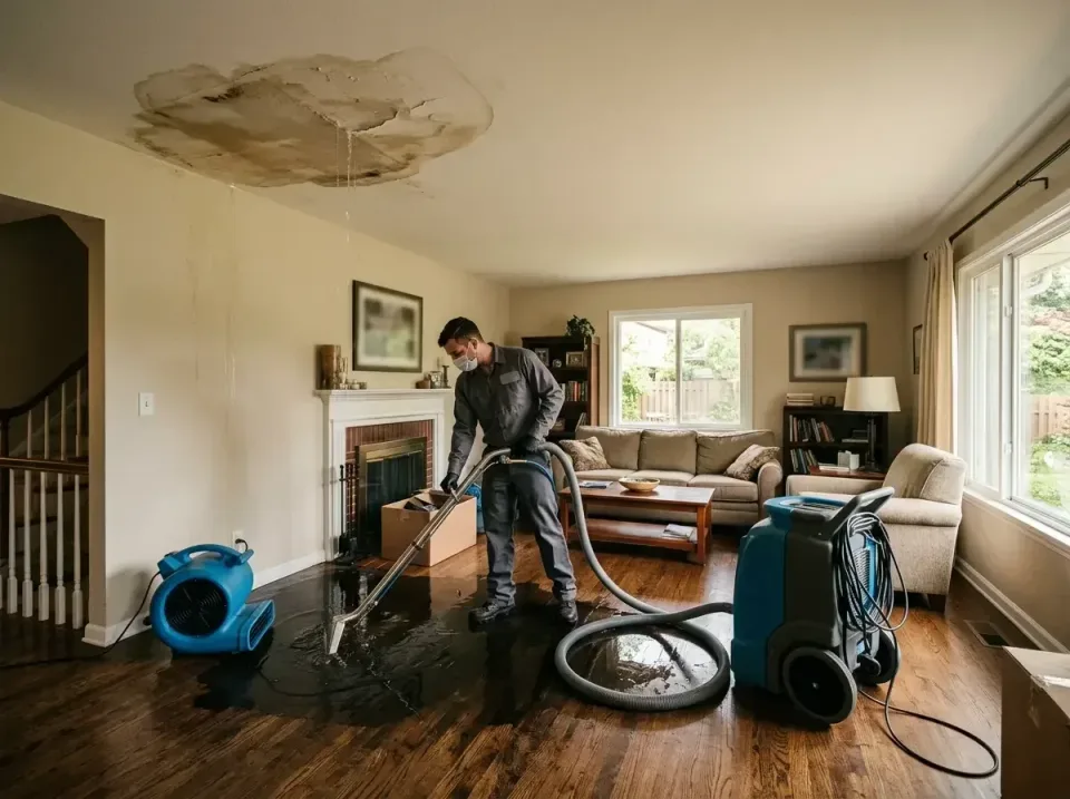 attic-pipe-burst-ceiling-drip-008 — frequently asked questions, Water Damage Restoration & Carpet Care in Marcus Hook, PA